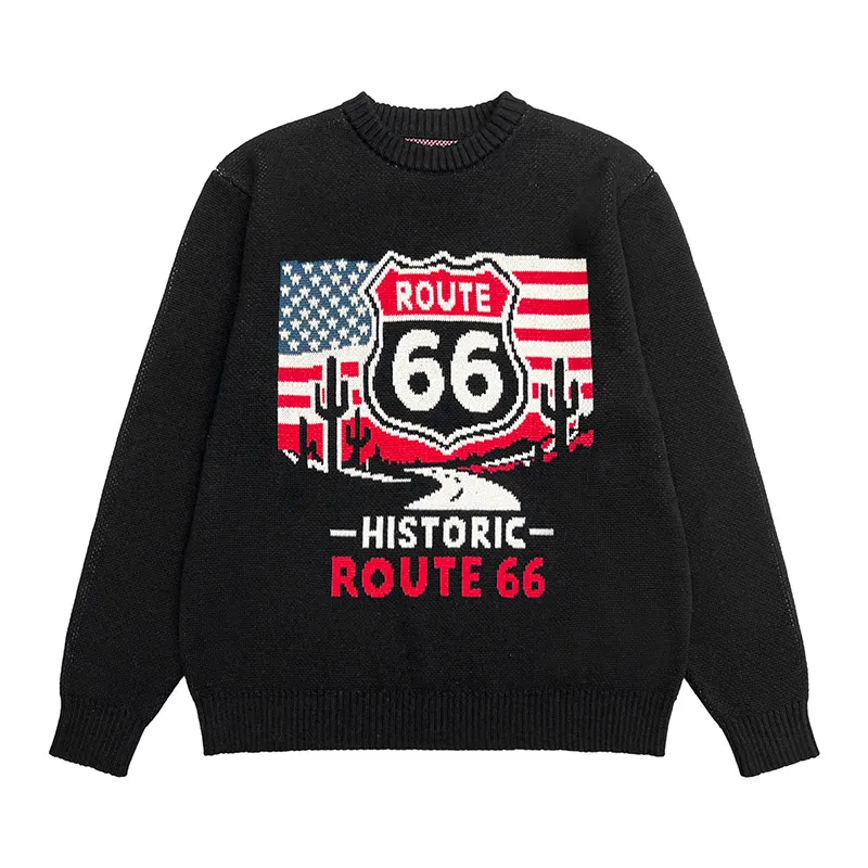 streetwear-route-66-graphic-crewneck-china-sweater-manufacturer