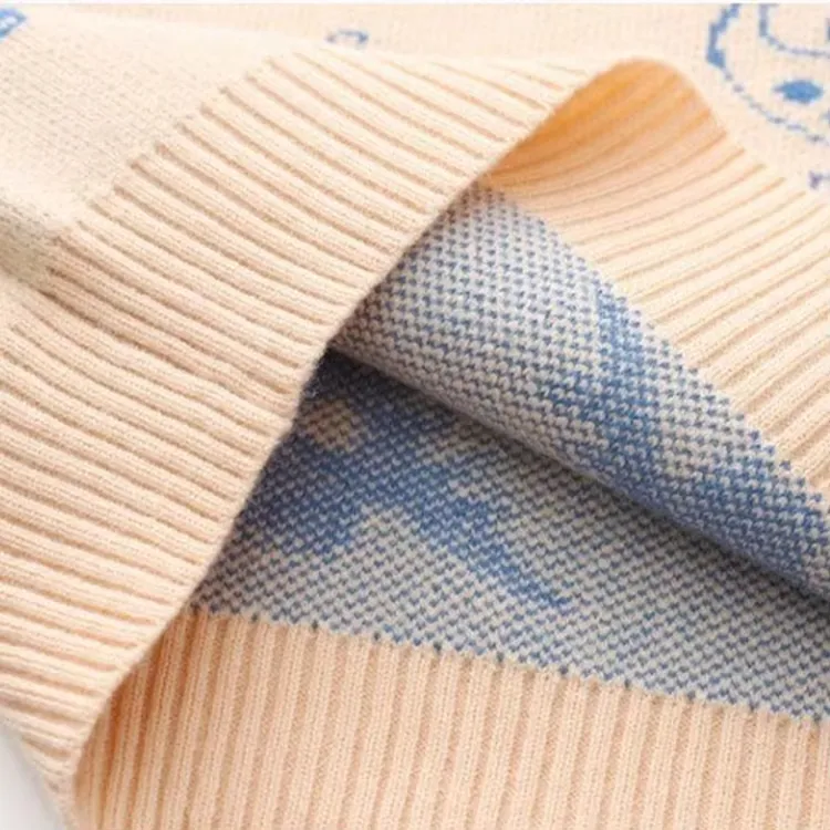 custom-kids-dinosaur-jacquard-knit-sweater-hem-details