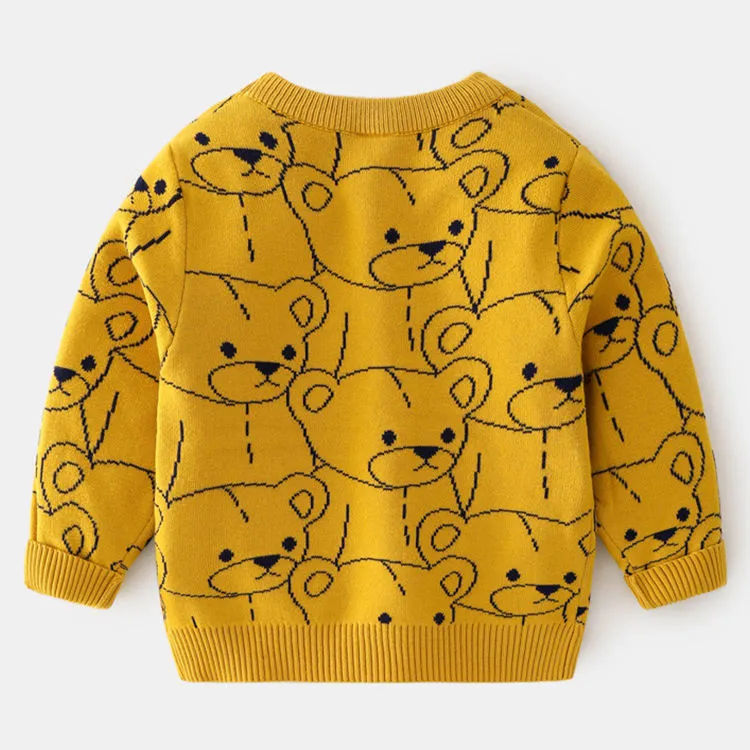 custom-kids-bear-pattern-jacquard-knit-sweater-back