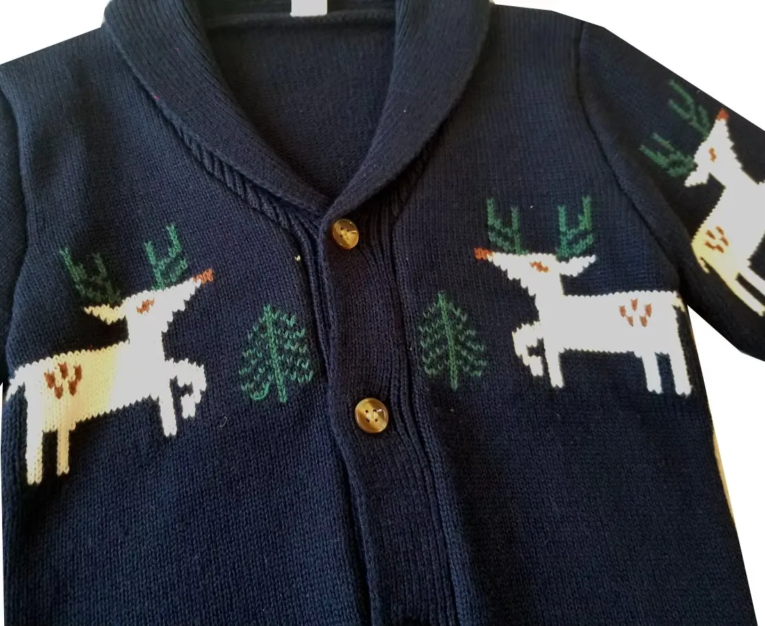 custom-kids-christmas-reindeer-shawl-cardigan-knitting-display
