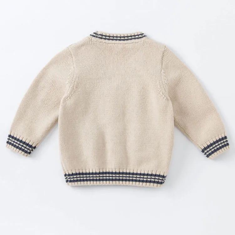 custom-kids-cable-knit-cardigan-with-tipping-back