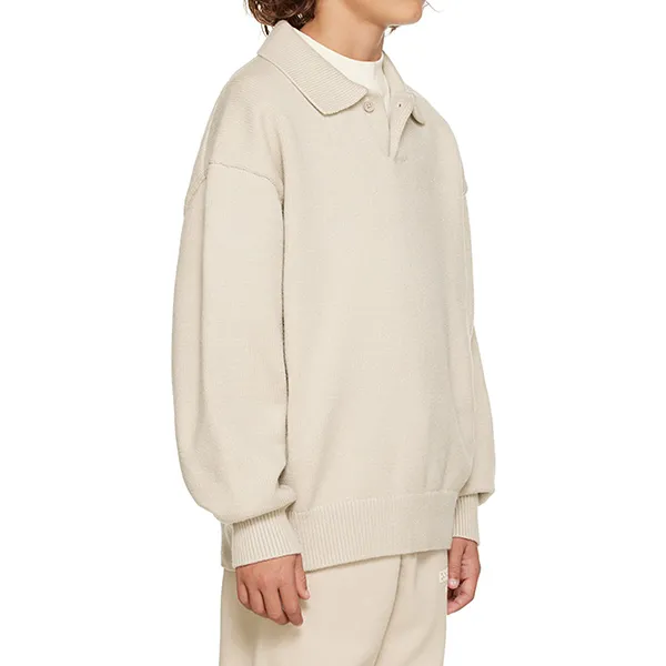 custom-kids-beige-collared-knit-polo-sweater-side