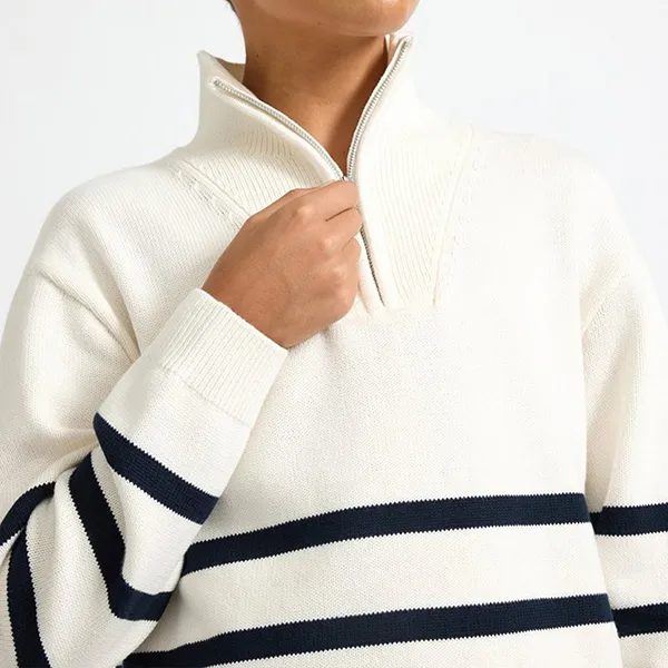 custom-kids-striped-quarter-zip-knit-sweater-model-front