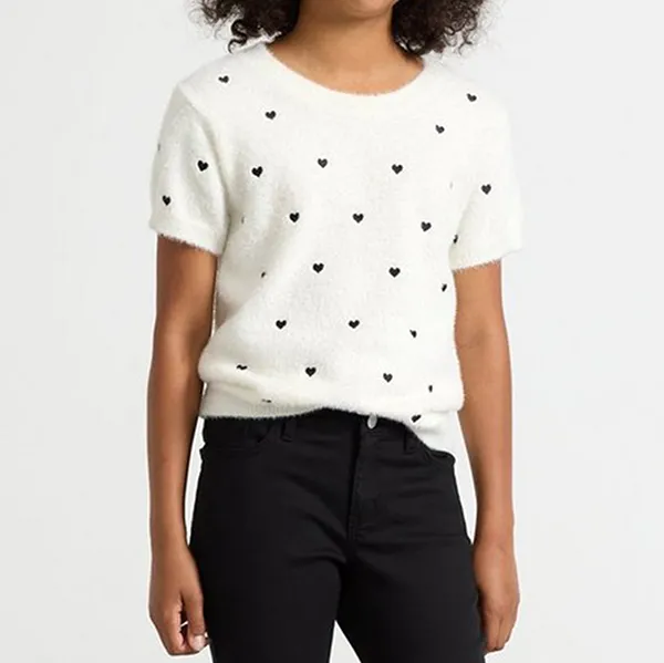custom-kids-heart-fuzzy-knit-t-shirt-front