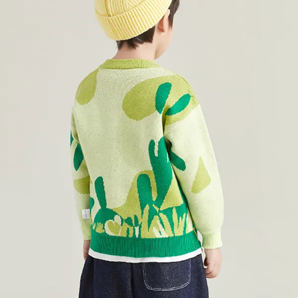 custom-kids-dinosaur-jacquard-knit-sweater-back