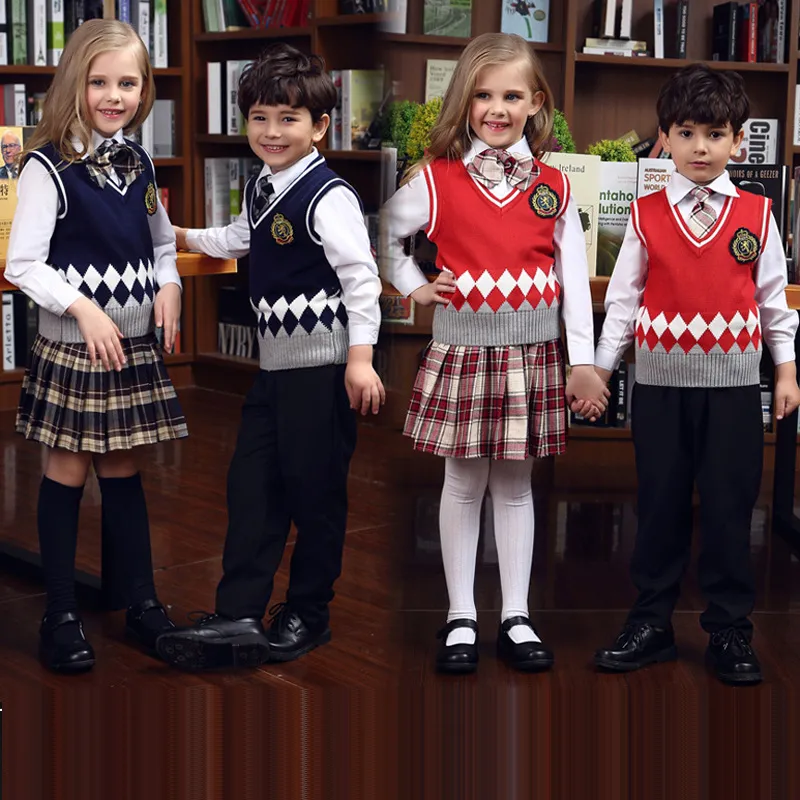 argyle-pattern-knit-school-uniform-sweater-vest-from-sweater-manufacturer