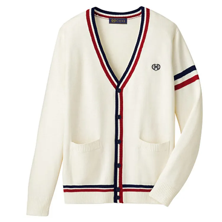 v-neck-preppy-school-uniform-cardigan-sweater-from-sweater-manufacturer