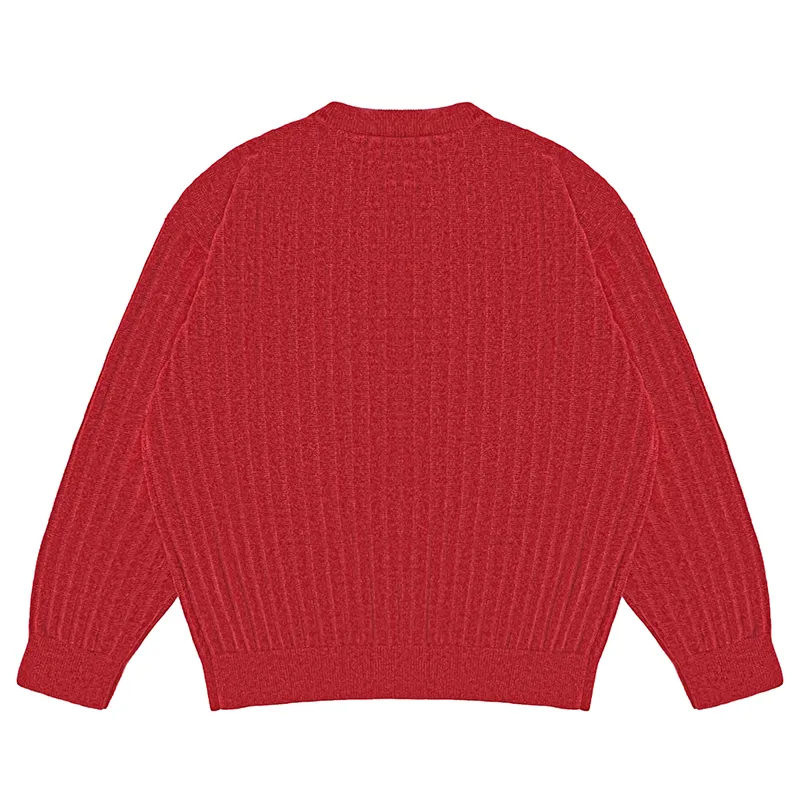 custom-mens-red-ribbed-crewneck-sweater-back