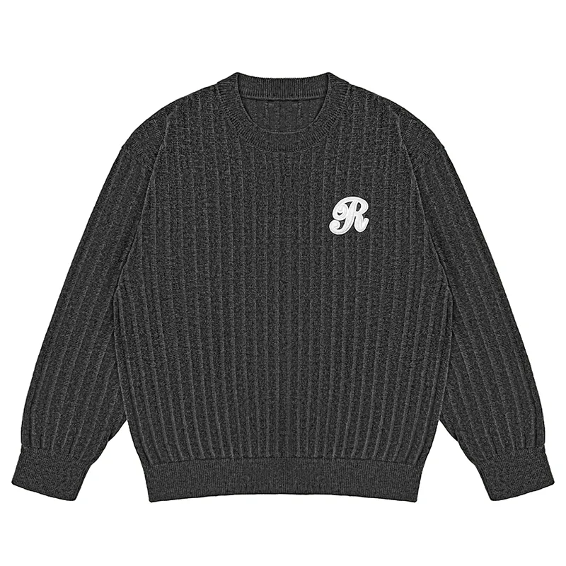 custom-mens-red-ribbed-crewneck-sweater-grey