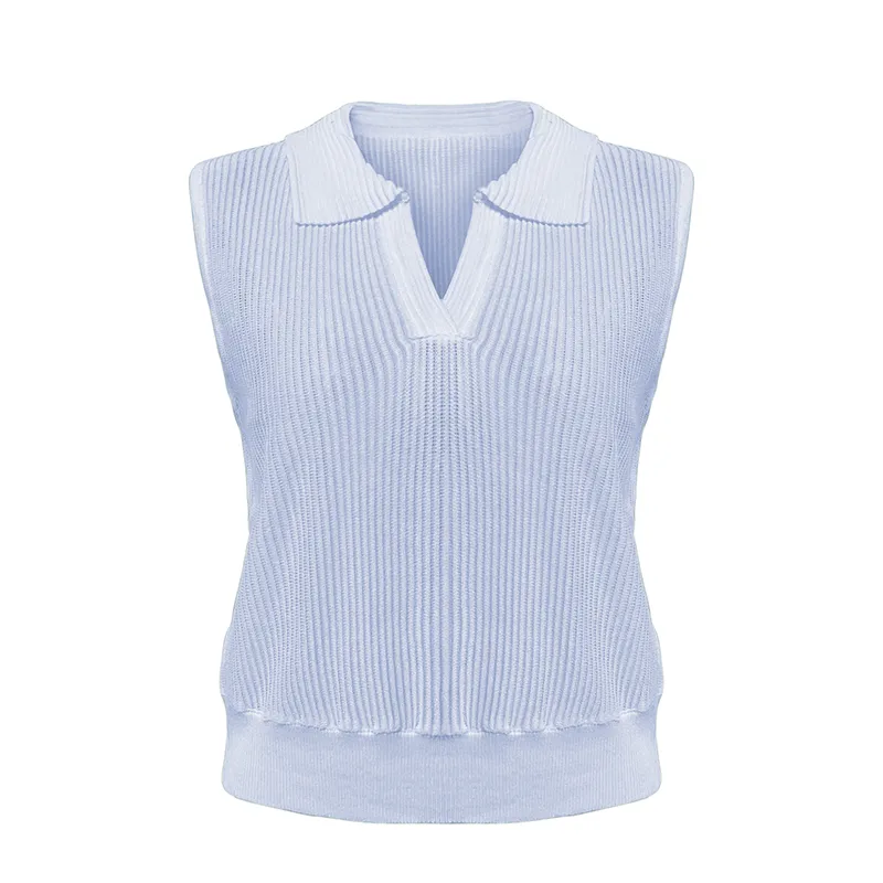 custom-womens-white-ribbed-knit-polo-vest-purple
