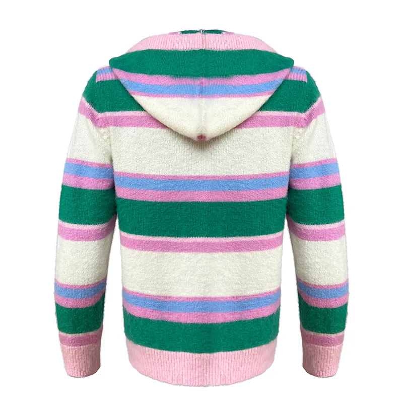 custom-striped-zip-up-hooded-knit-cardigan-back
