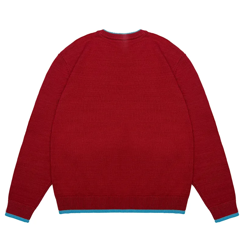 custom-graphic-letter-knit-sweater-with-contrast-trim-back
