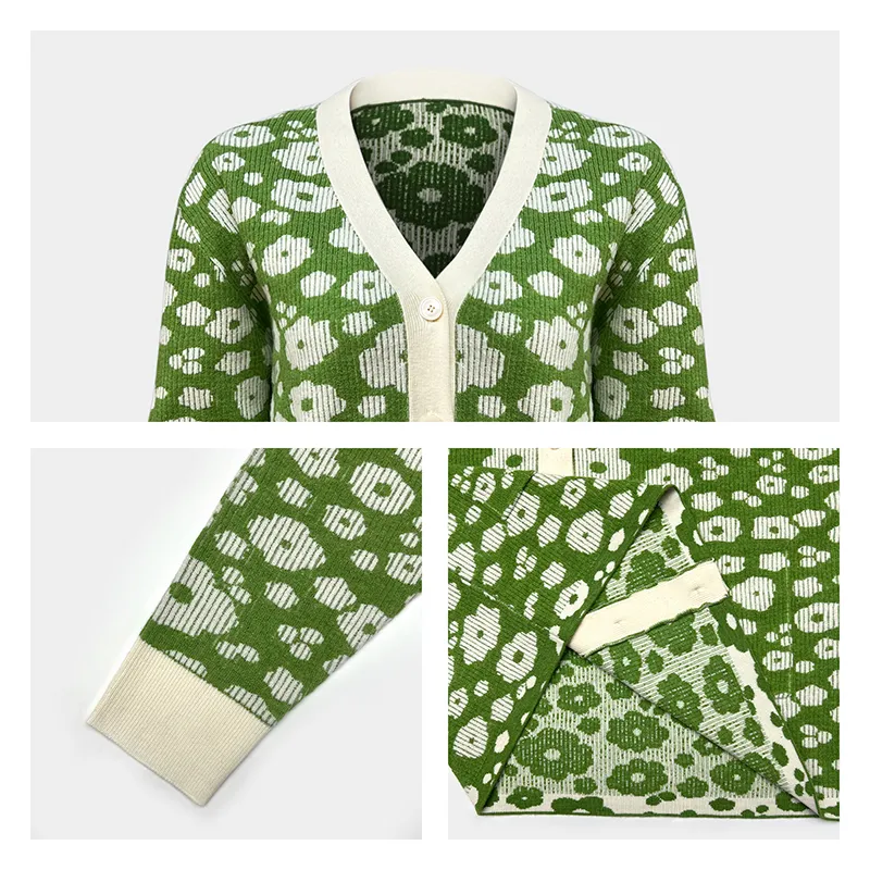 custom-floral-jacquard-v-neck-knit-cardigan-knitting-details