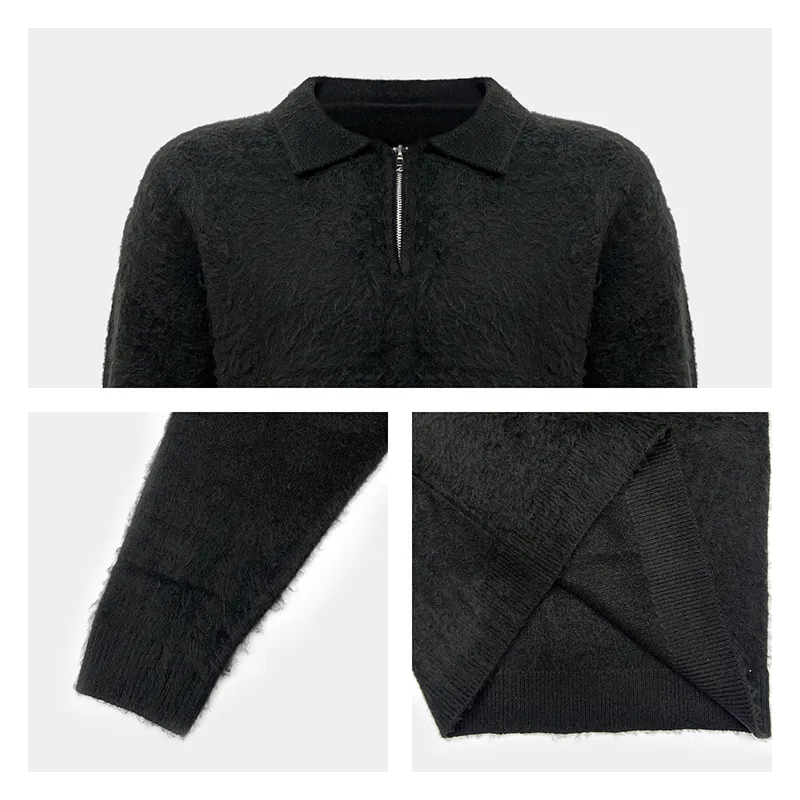 custom-quarter-zip-brushed-fuzzy-knit-sweater-knitting-details