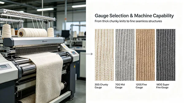 STOLL and Shima Seiki automatic knitting machines for 3GG to 18GG knitwear