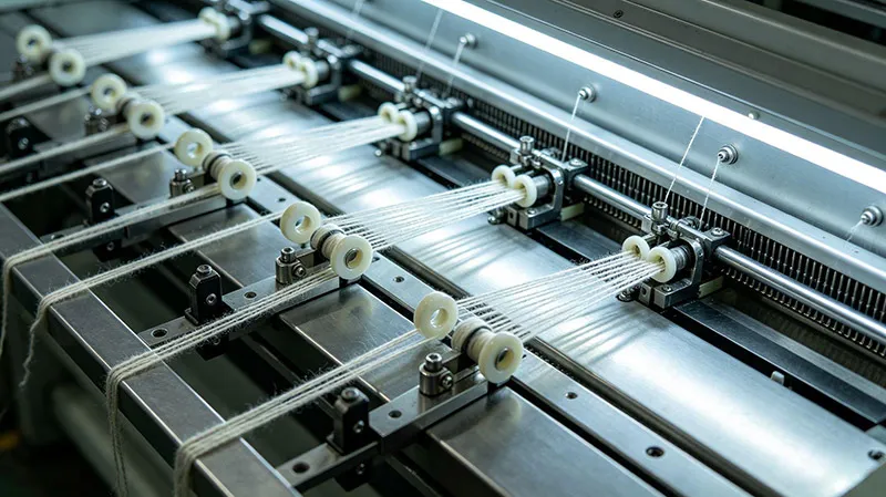 multi ply yarn feeding system for coarse gauge