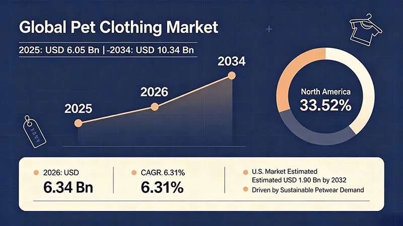 Pet apparel market growth and matching dog and human clothes B2B trends